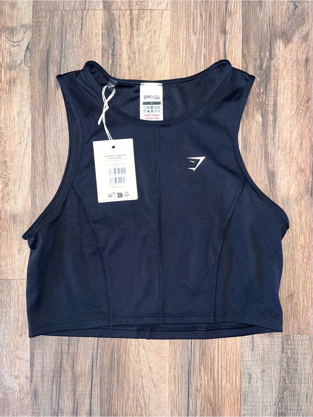 Gymshark Black Everyday Contour Racer Tank
